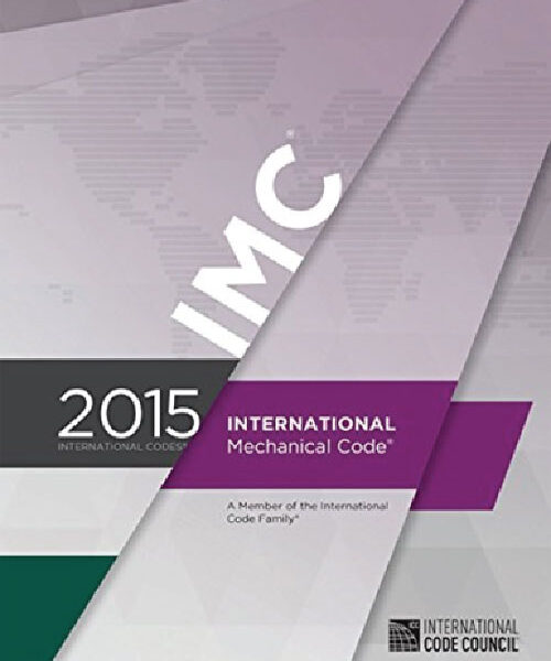 2015 International Mechanical Code (IMC) book: ISBN 9781609834791